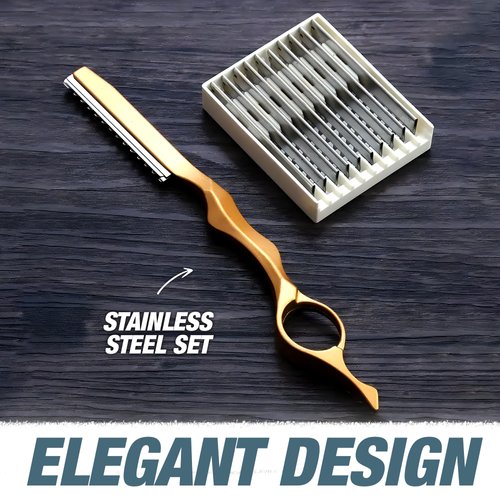 G.s.aimes Wig Cap with Feather Razor, 10 Feather Razor replacement blades, Bald Cap for Wig, 2 Wig Elastic Bands for Under Wig, Wig Stocking Cap, Deluxe Wig Cap, 2 Wig Caps for Women