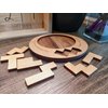 Difficult Puzzle for Adults - The Cracked Egg - 7 Piece Wood Brain Teaser Made in The USA from Creative Crafthouse