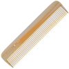 Giorgio G40 Handmade All Fine Tooth Pocket Comb, Hair Comb Straightener for Everyday Grooming Styling Hair, Mustache and Beard for Men Women and Kids, Saw Cut and Polished (4.5")