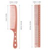 Hair Styling Comb,2PCS Metal Combs For Hair Women,Space Aluminum Stainless Steel Anti-static Sparse Haircut Comb Beauty Tool (Rose Golden)