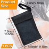 HINZIC Exfoliating Soap Bag for Soap Bar, Mesh Bar Soap Saver, Body Scrubber Foaming Pocket Pouch Gray Sponge Exfoliator for Shower and Bath Women Men