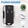 Key Fob Replacement Compatible with 2014-2020 Chevy Silverado GMC Sierra 1500 2500 3500 2500HD 3500HD | 2015-2021 GMC Canyon | 2015-2021 Chevrolet Colorado M3N32337100, Set of 1