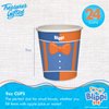 Treasures Gifted Officially Licensed Blippi Paper Cups 24ct - 9oz Blippi Cups for Kids - Blippi Birthday Party Cups - Blippi Party Supplies - Blippi Birthday Party Supplies - Blippi Decor