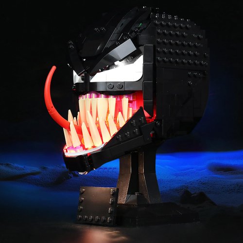 BRICKSHINING LED Lighting Compatible with Lego Venom 76187, Light Kit Compatible with Lego 76187, Giving Light to Model, NOT Included The Model Set(Classic Edition)