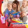 Spider Walkie Talkies for Kids Boys: 3 Pack Kids Walkie Talkies Toys for 3 4 5 6 7 8 Year Old Girls Boys Family Camping Outdoor Toys Two Way Radio Boy Girl Gift Age 3-8
