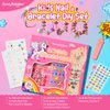 Kids Toys Bracelet Making Kit, Charms Jewelry Kit for Girls Kid Makeup Toy, Friendship Bracelet Necklace Set for Children Toddler, Arts and Crafts for 4 5 6 7 8 9 10 11 12 Years Old Girl Birthday Gift