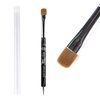 A&K L'YDIA 2 Way Acrylic Professional Konlisky sable hair French Manicure Clean-up Brush Nail Art Brush Bend Nail Dotting Pen Builder Extension UV Gel Acrylic #12