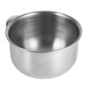 Shaving Soap Mug Bowl, New Stainless Steel Metal Cup Shaver Razor Cleansing Foam Tool For Man