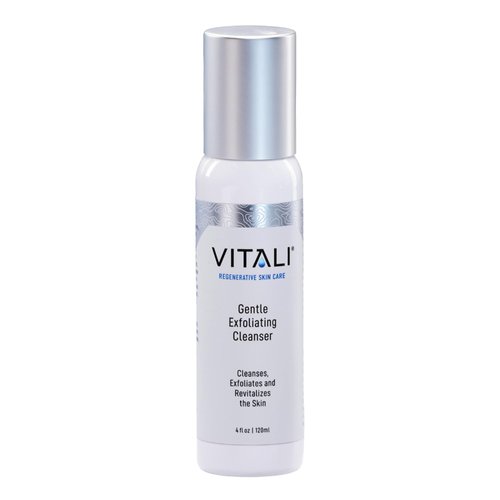 Vitali Gentle Exfoliating Cleanser: Premium, Gentle, Age-Reducing, Luxury Skin Exfoliator with Copper Peptides and Amino Acids for Clear, Clean, Rejuvenated Skin - 4 fl. oz.