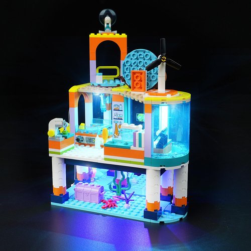DALDED LED Lighting Kit for Lego Friends Sea Rescue Center 41736, LED Light Compatible with Lego 41736 Building Block Models (Not Include Lego Set)
