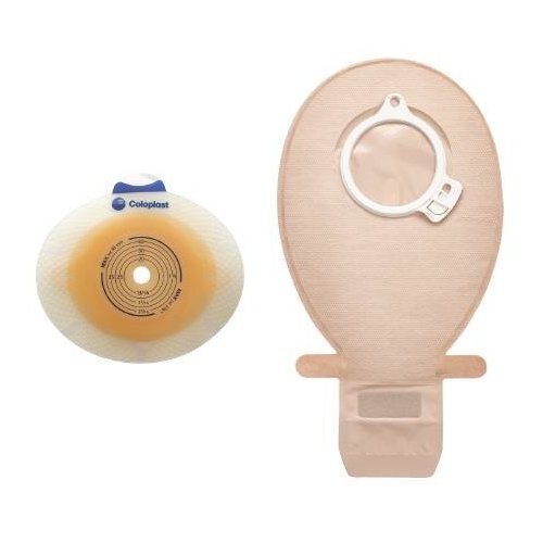 COLOPLAST Ostomy Pouch SenSura Two-Piece System 1-3/4 Inch Stoma Opening Closed End (#10155, Box of 30)