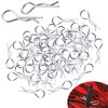 50-Pack HobbyPark Metal 1/12 1/10 Body Clips Bent Springy R Pins Medium Replacement Parts for RC Car Truck Crawler Buggy