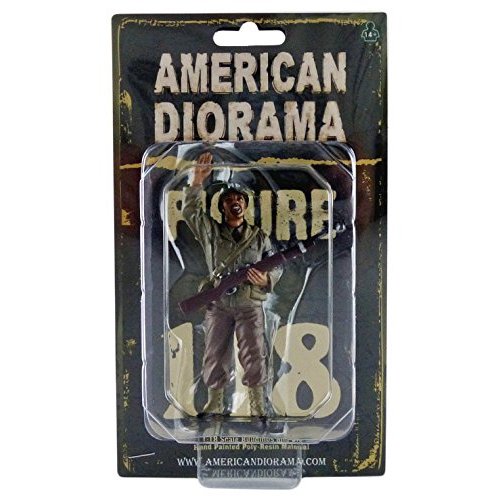 American Diorama WWII Military Police Figure I for 1:18 Scale Models 77414