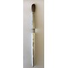 Silver Handle CRIMPED 100% Kolinsky Acrylic Nail Brush (Crimped 10)