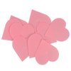 GlamorDove Keratin Hair Extension Tools 20Pcs Heat Shield Guards Heat Protector Shields for I Tip Hair Extensions Lovely Heart Shape Spacer Template