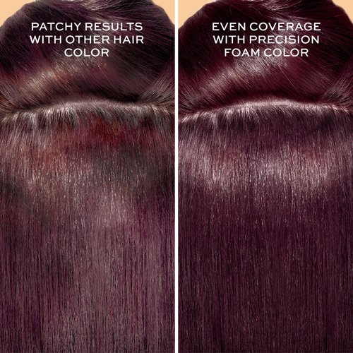 John Frieda Deep Cherry Brown 3VR Permanent Foam Hair Color, 1 Application