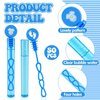 Boy Baby Shower Bubble Wands - 50 Pcs Mini Bubble Wand Bulk with DIY Stickers It's A Boy Party Supplies Blue Bubbles Party Favors Decorations for Kids Birthday Class Prizes Xmas Goodie Bags Stuffers