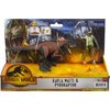Jurassic World Dominion Kayla Watts and Pyroraptor Human and Dino Pack with 2 Action Figures and Accessory, Toy Gift Set and Collectible