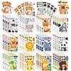 42 Sheets Make Your Own Safari Animals Stickers Make A Face Stickers for Kids Toddlers DIY Craft Activities Kids Jungle & Zoo Party Favors Supplies