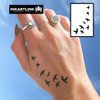 INKARTLINK Temporary Tattoos, Semi Permanent Tattoos Adult Art Designs Waterproof Temporary Tattoos Party Favors Tattoo Stickers Realistic, No Adhesive, Lasts 1-2 Weeks (Wild Geese)