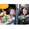KiddoLab Steering Wheel Toy with Music,Lights,Sounds & Flip Up Mirror - Crib & Stroller Toys with Soft Fabric and Velcro Tap for Easy Attachment. Car Seat Toys for Babies and Toddlers. Ages 3 Months+