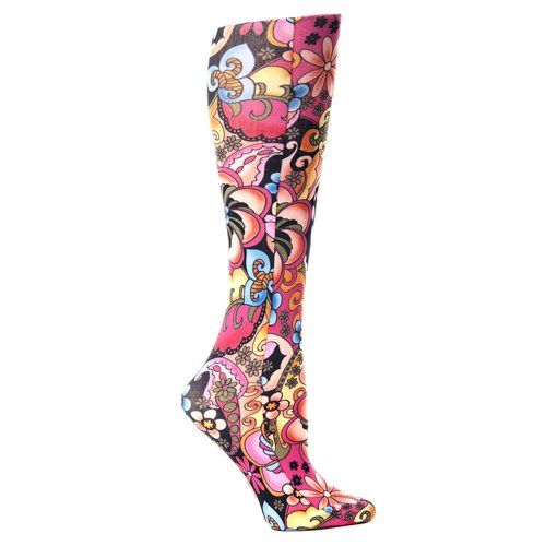 Celeste Stein Therapeutic Compression Socks, Bright Majik, 15-20 mmhg, 1 Pair