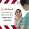 Dealmed Fabric Flexible Adhesive Bandages – 100 Count (1 Pack) Bandages with Non-Stick Pad, Latex Free, Wound Care for First Aid Kit, 3" x 3/4"