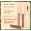 ONarisae Matte Eyeshadow liquid Long Lasting High-pigmented Eye shadow Gel Eye Makeup (Matte Brown)