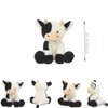 CHELEI2019 9" Cow Stuffed Animals Soft Cuddly Cow Plush Stuffed Animal Toy for Kids