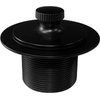 Westbrass D941K-62 1-3/8" Fine Thread Twist & Close Bathtub Drain Trim with One-Hole Overflow Faceplate, 1 Pack, Matte Black