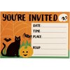 Juvale Halloween Invitation Cards with Envelopes and Seals (4 x 6 in, 60 Pack)