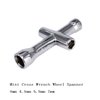 ShareGoo RC Ball Bearing Driver Install Remove Repair Tool,4mm 5mm 5.5mm 7mm Cross Wrenches Maintenance Tool Small Sleeve Hex Socket Wheel Spanner for RC Model Car Truck Buggy