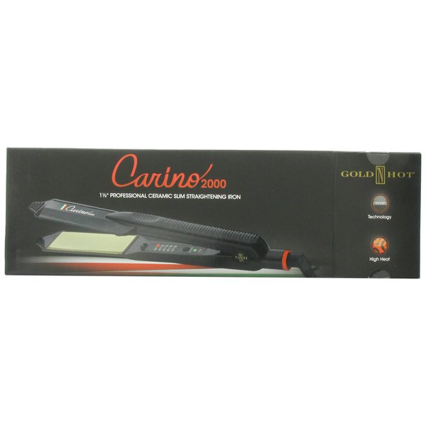 Gold 'N Hot Carino Professional Ceramic Slim Straightening Iron, 1-1/2 Inch