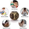 Fidget Toys Adults, Brass Hexahedral Fidget Spinner Slider, Anti Anxiety Handheld Six-Sided Stress Relieving Toy, Portable Turntable Decompression Desk Toy for Office/Thinking/Study