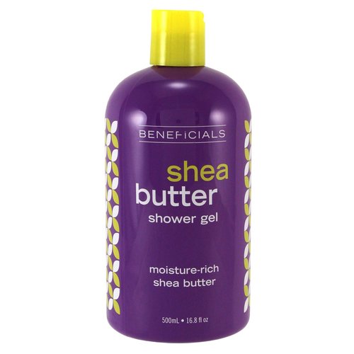 Beneficials Shower Gel Shea Butter 16.8 Ounce (498ml) (2 Pack)