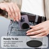 AUROX Phone Grip Magnetic Base R Stand Compatible with PopSocket, Magnetic Desk Phone Stand, Socket Grip Base for iPhone 16/15/14/13/12 Series & for MagSafe Case, Compact Makeup Mirror, Blue