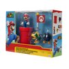 Super Mario 2.5" Action Figures Bowser's Airship Deck Diorama Playset