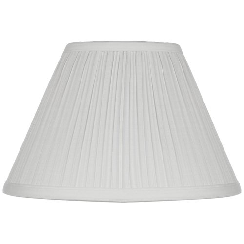 Antique White Small Empire Mushroom Pleated Lamp Shade 5" Top x 11" Bottom x 7.5" High (Clip-On) Replacement - Springcrest