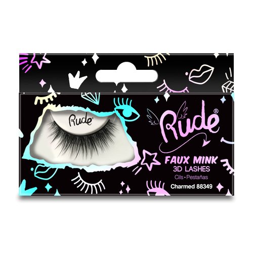 Rude Cosmetics Essential Faux Mink 3D Lashes - Charmed Pair Women 1 Pc