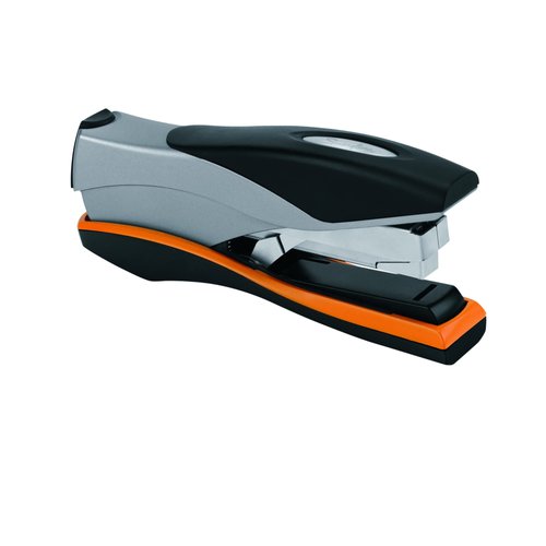 Swingline Stapler, Full Strip Desktop Stapler, 40 Sheet Capacity, Low Force, Optima 40, Silver/Black/Orange (87840)