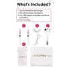 Novashine Professional Teeth Whitening Kit: Advanced Blue LED Light, Concentrated Peroxide Gel, Smartphone Adapter, Travel Bag