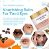USDA Organic Eye Moisturizer Cream - Rejuvenating and Nourishing Age Defying Under Eye Balm - Natural Eye Cream for Sensitive Skin With Jojoba Oil, Agran Oil for Puffiness, Fine Lines and More