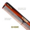 Kent 2T Fine Tooth Comb and Wide Tooth Combs For Men, Small Beard Comb and Mustache Comb, Daily Hair Styling and Mens Grooming Comb for Men, Styling Comb for Men Kent Comb