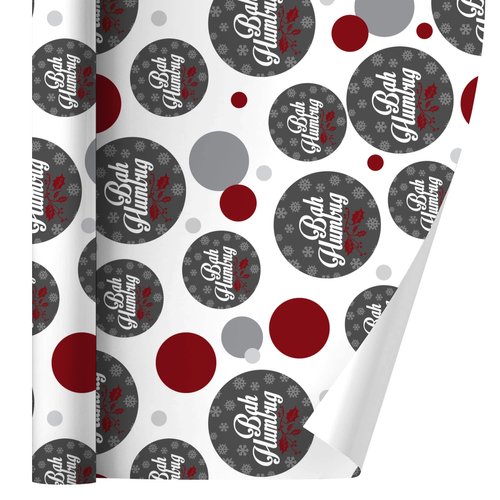 GRAPHICS & MORE Bah Humbug Christmas Funny Gift Wrap Wrapping Paper Roll