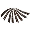 I-Sport 50pcs Turkey Feather Fletching 4'' / 5'' Right Wing Arrow Feathers Vanes for Wooden Bamboo Arrows (Original, 5)