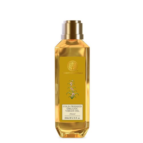 Forest Essentials Organic Cold Pressed Virgin Almond Oil - 200ml