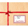 Jumbo Christmas Gift Tag Stickers 60 Count Modern Red, White, Silver, and Gold Xmas Designs - Looks Great on Gifts Presents, Wrapping Paper and Gift Bags.