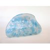 Generic Mixed turquoise blue and white marbled hair claw clip
