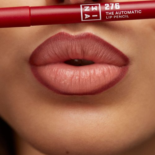3INA The Automatic Lip Pencil 276 - High Concentration Pigments - Long-Wearing Formula - Rich Color Pay-Off - Helps To Make The Lipsticks Last Longer - Fluid Glide Tip - Cruelty Free - 0.01 Oz