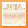 Cantu Coconut Oil Shine & Hold Mist with Shea Butter for Natural Hair, 8 fl oz